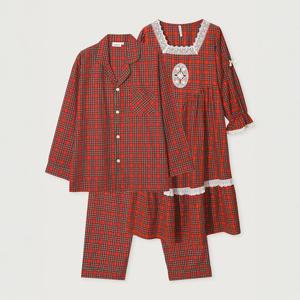 [바풀 주니어]바풀 LL5078-51 커플잠옷 순면 원피스 잠옷 파자마 신혼부부 홈드레스