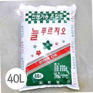 청농 늘푸르지오 40L / 분갈이 흙