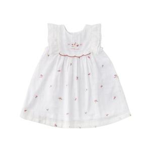 [밍크뮤] 밍크뮤ch 플라워자수드레스원피스출산신생아백일돌유아베이비선물 (3631240004) 3631240004