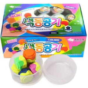 [반려] 평화교재 색동공기 30개입 1박스 공기게임 공기놀이 공기 공기돌
