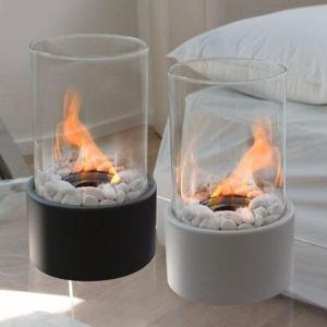 불멍 캠핑 에탄올 램프 화목 난로 (화이트) AZW496