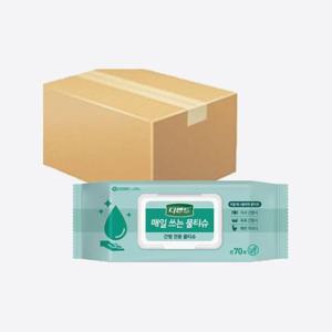 [옐루맘][엘루맘] 디펜드 매일 쓰는 물티슈 캡형 70매 16개 (323