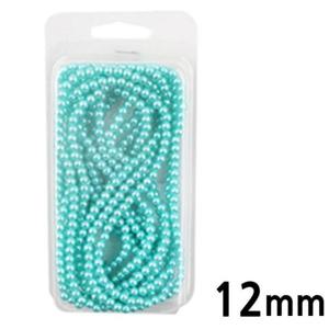 칼라 구슬 단색 진주 (하늘) (12mm)