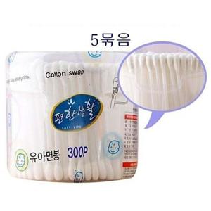 MZ_이라이프유아용면봉(300P 5통)면봉 목욕용품 화장면봉