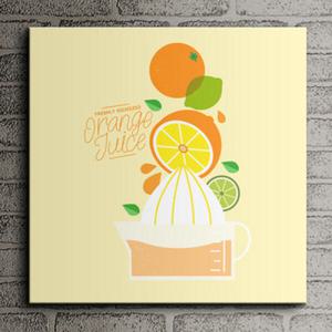 아트박스/꾸밈 cz197-건강과일쥬스_노프레임액자_