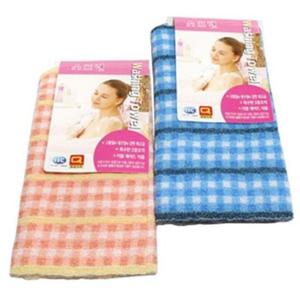 소프렌 2중 샤워타올 75CM 1개 ㄸ밀이타올 욕실 목욕/목욕타올/바디스폰지/타월/샤워볼/샤워용품/거품타올/