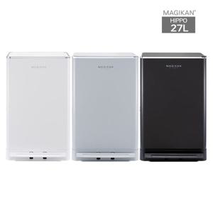 매직캔 크롬 히포 휴지통 27L-MH280 리필1롤 포함 더블락시스템