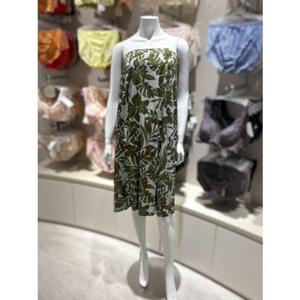 [바바라] 야자수 나염 인견 프린트 여성 골프가운(AGW4602S) AGW4602S