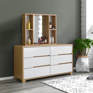 시젤 와이드 화장대 세트 거울 포함