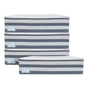 [이지백]63L 대용량 다용도 수납정리함 이불정리함 4개