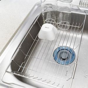 주방필수템 미니 슬라이드 씽크개수대 스텐 식기건조대 그릇 컵 원룸꾸미기