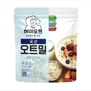 두보식품 헤이오트 국내산 오트밀 600g x 4봉