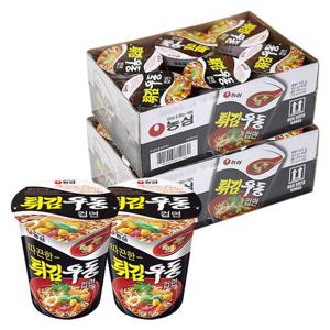 농심 튀김우동 소컵 62g X 12개