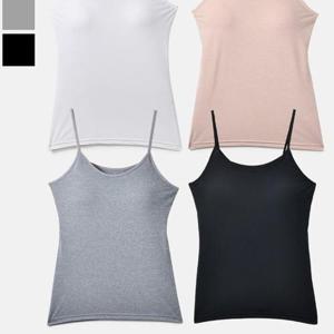 [오노마] ONM 내추럴한 핏감 베이직 브라탑 내장 끈런닝 나시속옷