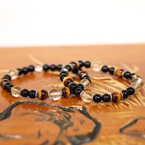 [힐링젬]원석팔찌 호안석 오닉스 금전운 행운 소원 염주팔찌 BR-240233