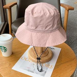 고리달린 접이식 초경량 벙거지 모자 버킷햇