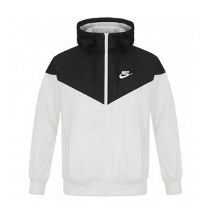 나이키 NSW 스포츠웨어 윈드러너 우븐 러닝 남성 바람막이 후드 자켓 화이트블랙 DA0002-136