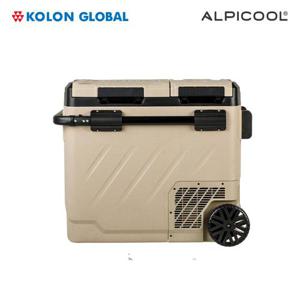 알피쿨 Zpro60 샌드베이지 차량용냉장고 캠핑냉장고 코오롱수입 정식A/S 베이지 휴대용 이동식 차박