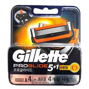 질레트 프로글라이드 파워 면도날 4입