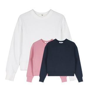 여성 봄 골프웨어 골프 기본 무지 라운드 맨투맨 긴팔 티셔츠