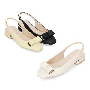 [정상가 159,000원] 엘칸토 여성 리본 슬링백 2.5cm LCWO07I413