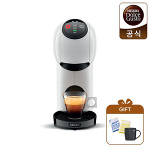 돌체구스토 캡슐 커피머신 지니오S 베이직 + 플레이타월(색상랜덤) +  블랙머그 370ml