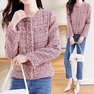 [올유셀럽]베이비핑크 트위드자켓 IA2JK02_