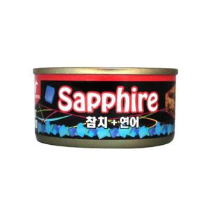 사파이어 참치 n 연어 캔 80g (WECAD97)