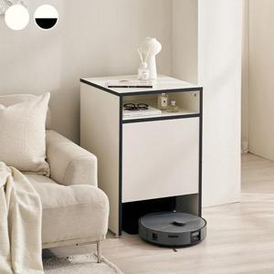 [삼익가구]로히든 수납형 바퀴형 로봇청소기 수납장 보관함