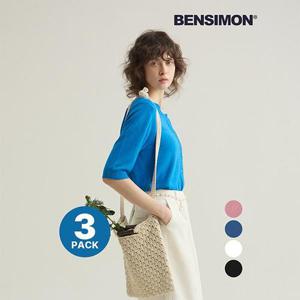 [벤시몽][벤시몽] 25SS 여성 썸머 슬리브 반팔가디건 3종세트