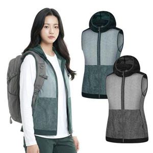 [콜핑]여성 봄 매쉬 후드 통기성 후드 등산 조끼 KSC714TV7W