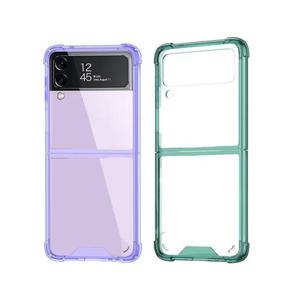 갤럭시Z플립6 5 4 3 에어쿠션 컬러 범퍼 젤하드케이스 (WA30C9B)