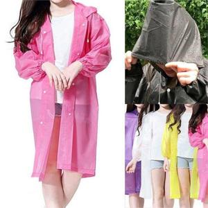 [셀러허브_여성트랜드패션]빅사이즈 여성 아동용 컬러 우비 레인 코트 H213217