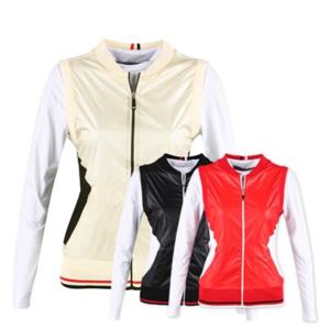 보스케 여성 봄 여름 골프웨어 골프 배색 이선 데일리 조끼