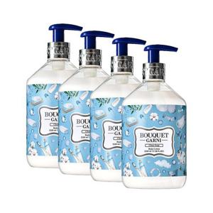 [부케가르니]부케가르니 딥 퍼퓸 바디로션 클린솝향 520ml x4개