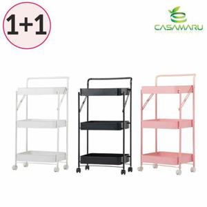 [까사마루]1+1개_ 접이식 트롤리 3단