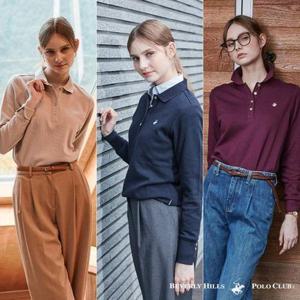 [비버리힐스폴로클럽]비버리힐즈폴로클럽 파격초특가 코튼블렌딩 PK티셔츠 3종, 여성