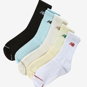 뉴발란스 키즈 5PCS 플라잉 로고 컬러 양말 BB NK8EFS208U 99
