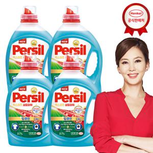 퍼실 딥클린 삶음파워 하이진젤 2.7Lx4개 세탁세제 겸용