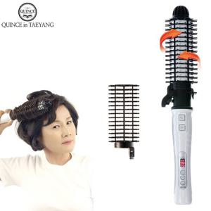 퀸스IN태양 오토롤링 브러쉬고데기 시즌1+헤어롤1개 자동회전 뽕뿌리볼륨 볼륨웨이브 해외겸용