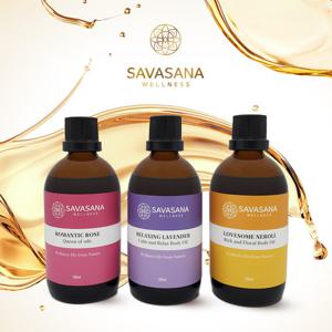 사바사나 아로마 바디오일 마사지오일 로즈 네롤리 라벤더 100ml