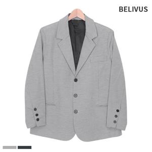 빌리버스 남자 자켓 BLS007 남성 체크 블레이저 캐주얼 정장 싱글 아우터