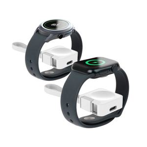 [ VIP 특가 I 스마텍 ] 휴대용 마그네틱 워치 미니 듀얼 충전기 ST-AWC02