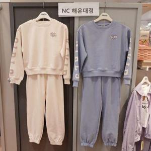 [오후]편하고 귀여운 스타일~크롭 상하세트 OHSM24851