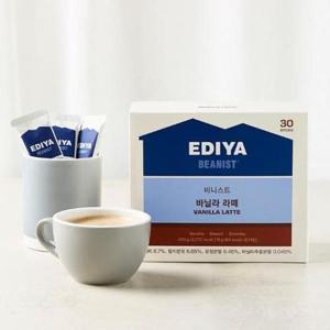 [BZJKRCP3_4A]이디야 비니스트 바닐라라떼(15gx30T)