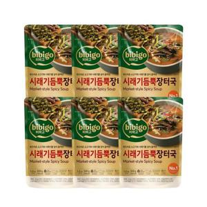 [CJ]비비고 시래기듬뿍 장터국 500g x6개