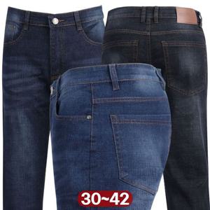 그레이캣 / 흑청바지 밑위긴 중년청바지 연청 작업복청바지