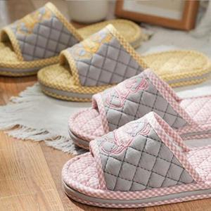 3중쿠션 면 실내화 층간소음 푹신한 실내 슬리퍼 WFM0W55