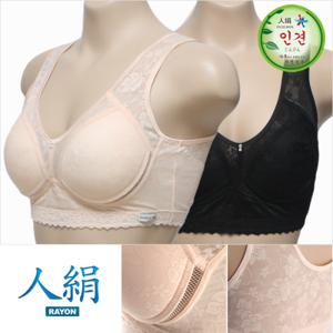 시원한 자연섬유 인견속옷 노와이어 쟈가드 몰드 스포츠브라