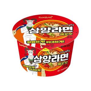 삼양라면 매운맛 큰컵 16개입